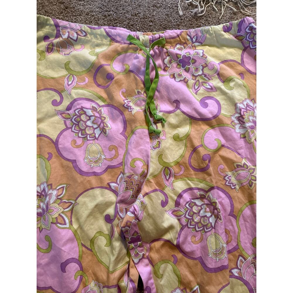 BEDHEAD, vintage pajama set, retro floral pattern, size Small S - Picture 5 of 6